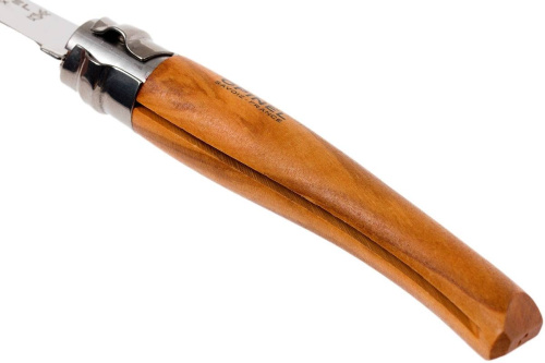 Складной нож Opinel Нож складной филейный№8 VRI Folding Slim Olivewood фото 4 Складной нож Opinel Нож складной филейный№8 VRI Folding Slim Olivewood фото 4
