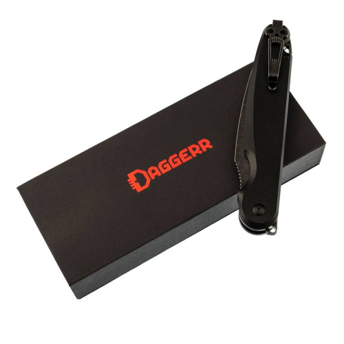 Складной нож Daggerr Dagger Parrot Nestor All Black SW фото 5 Складной нож Daggerr Dagger Parrot Nestor All Black SW фото 5